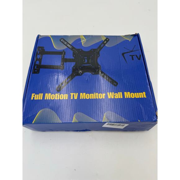 Full Motion TV Wall Mount 26–55" w/ Swivel Tilt Arm Bracket VESA 400x400 - Picture 1 of 9